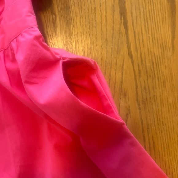 LAST CALL NWT Ann Taylor Barbie Pink Flutter Sleeve Maxi Dress Size 10 - Picture 5 of 11